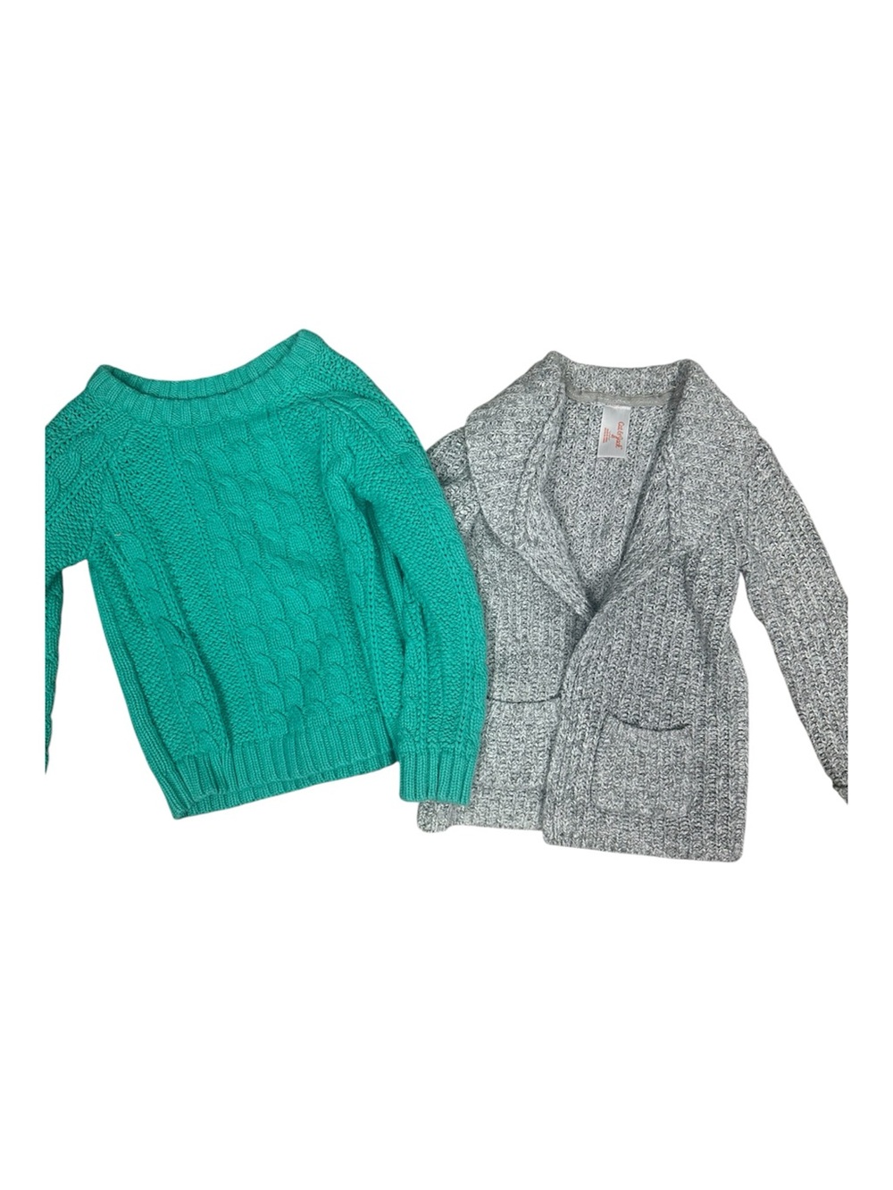 Girls Winter Sweater Cardigan Bundle of 2 Size 4T